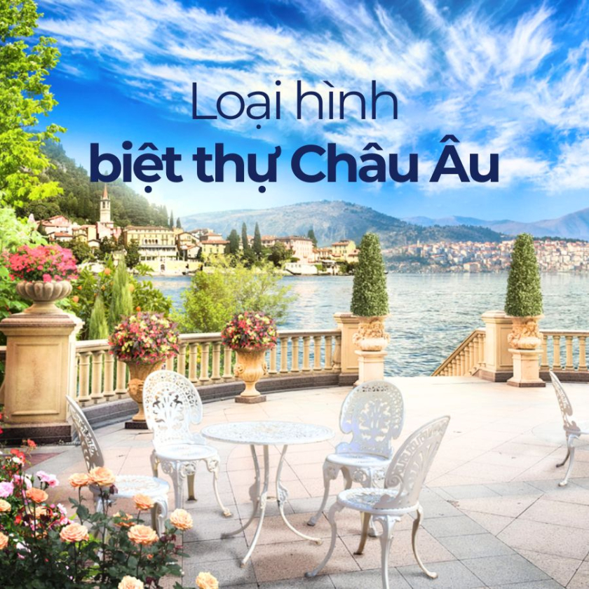 biệt thự phong cách châu âu