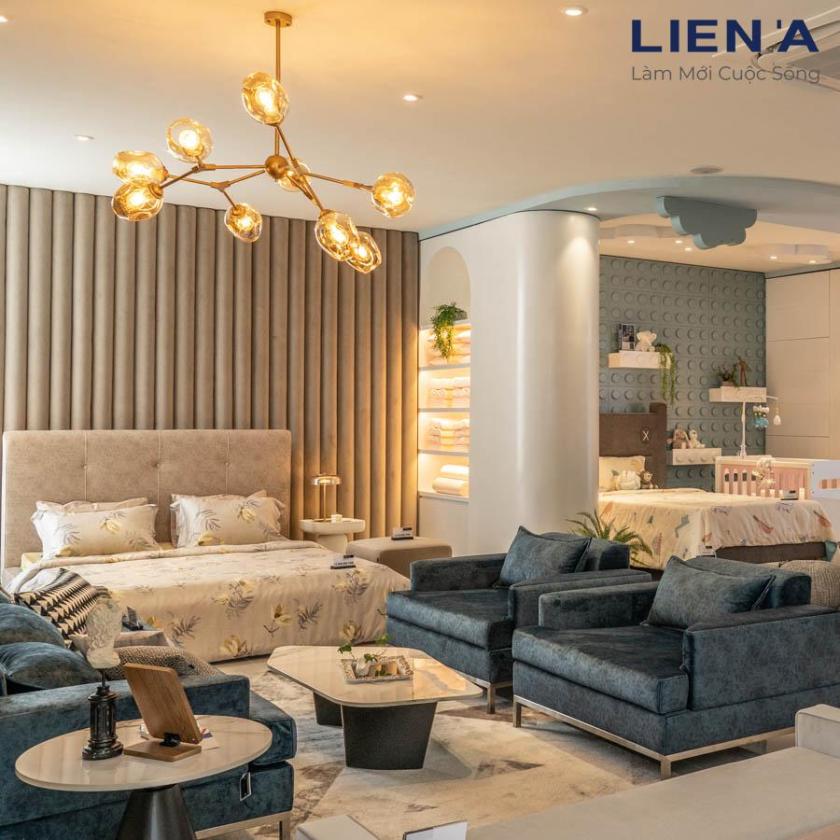 Hệ thống cửa hàng đại lý bán nệm Liên Á ở Bình Dương