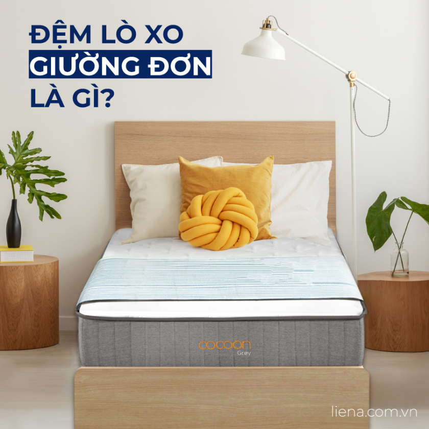 đệm lò xo giường đơn