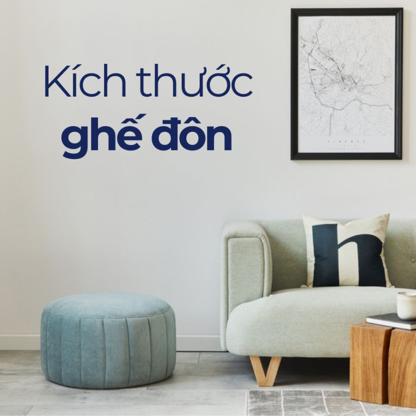 kích thước ghế đôn