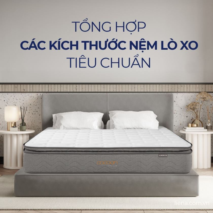 kích thước nệm lò xo