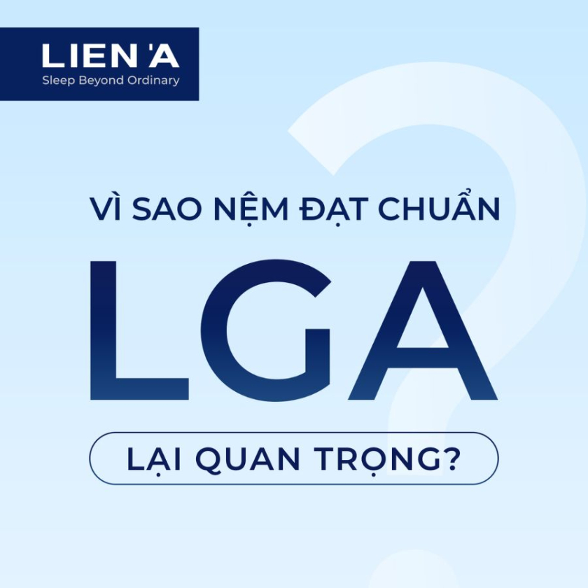 nệm đạt chứng nhận lga