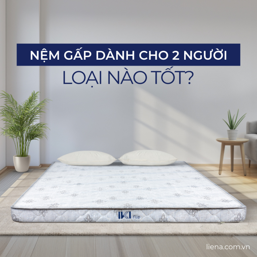 nệm gấp 2 người
