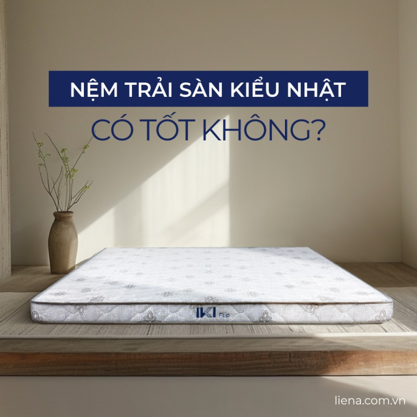 nệm gấp gọn kiểu nhật