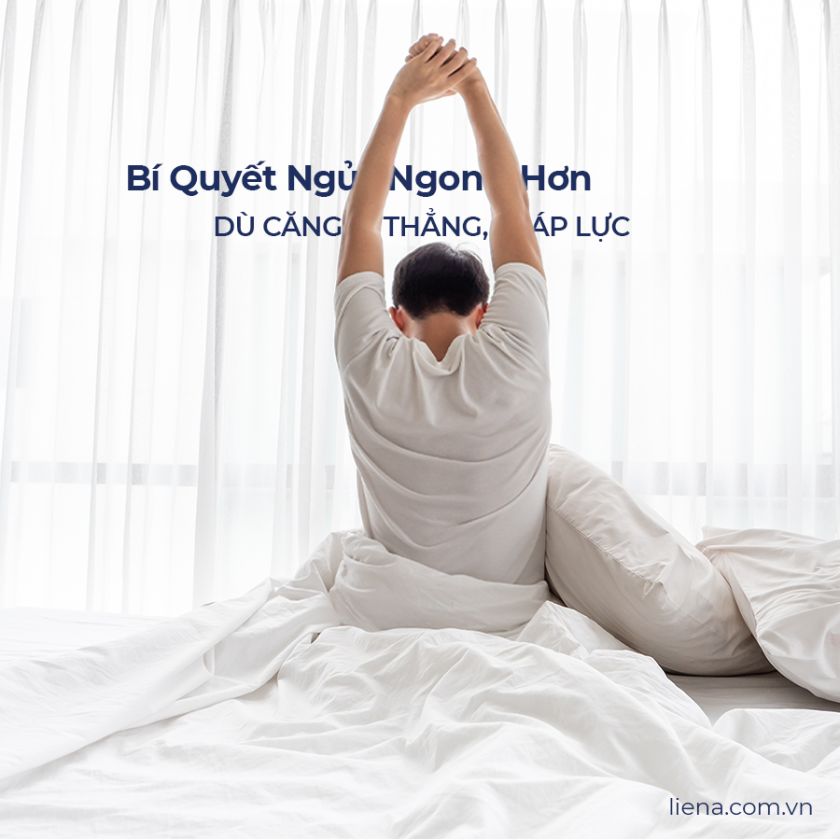 cách ngủ ngon dù căng thẳng