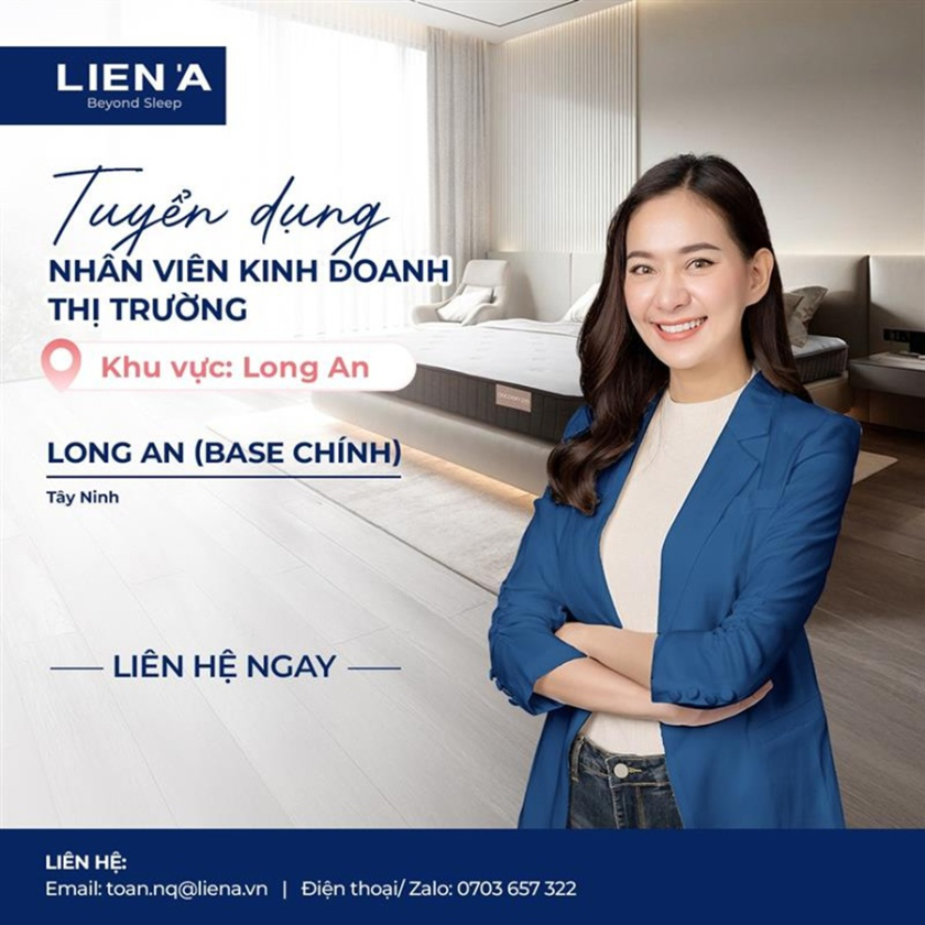 TUYỂN DỤNG NHÂN VIÊN KINH DOANH THỊ TRƯỜNG (KÊNH ĐẠI LÝ) - LONG AN & TÂY NINH (THÁNG 03/2026)