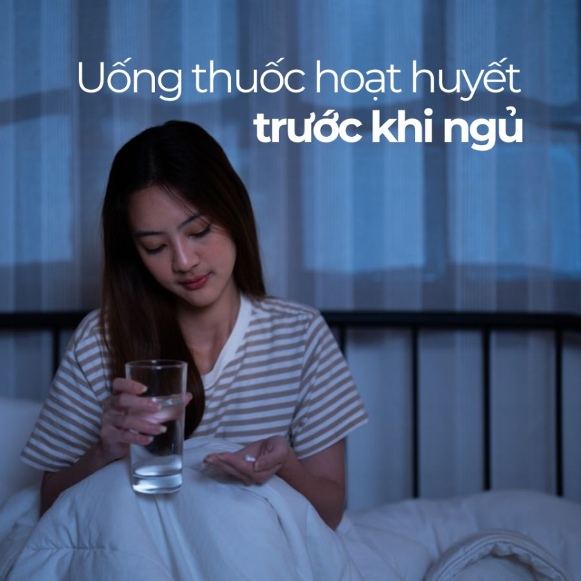 uống hoạt huyết dưỡng não trước khi ngủ