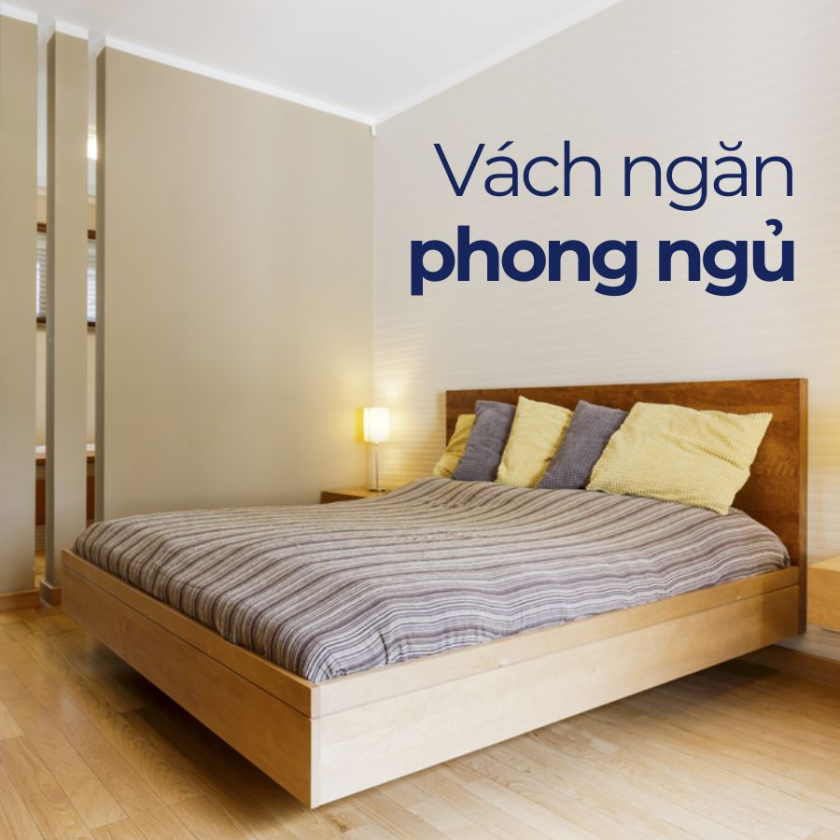 vách ngăn phòng ngủ